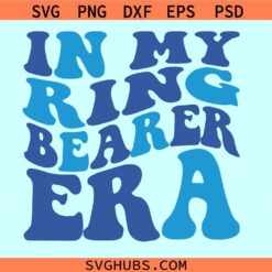In my ring bearer era SVG, wedding ring bearer svg, ring bearer svg, wedding svg