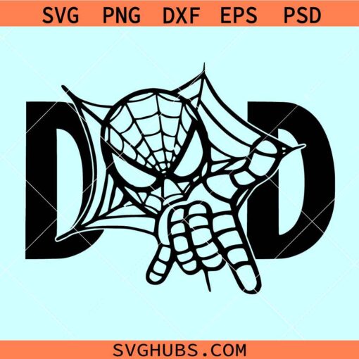 Spiderman dad SVG, Marvel superhero dad svg, Super hero dad svg