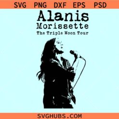 Alanis Morissette The Triple Moon Tour SVG, Alanis Morissette 2024 Tour SVG