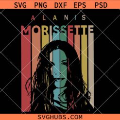 Alanis Morissette Tour SVG, Alanis Morette Vintage SVG, Alanis Morissette SVG PNG