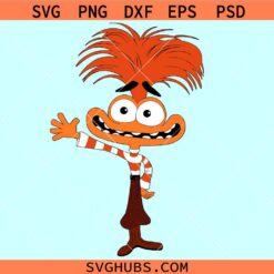 Anxiety Character from Inside Out Movie svg
