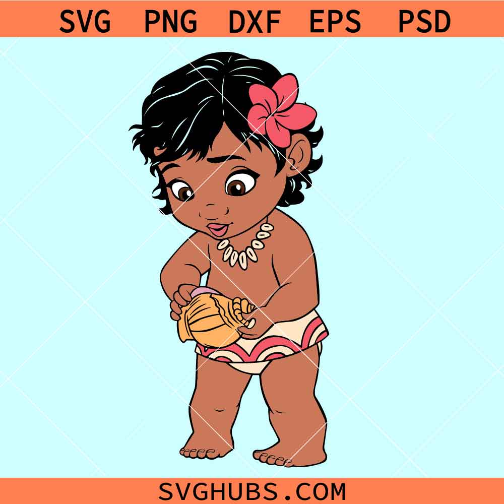 Baby Moana svg, Disney Moana SVG, Moana Princess SVG