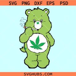 Care bear smoking joint svg, weed care bear svg, care bear don’t care svg