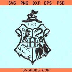HP Wizard crest SVG, Harry Potter Hogwarts School Svg, Hogwarts Logo Svg, Hogwarts Svg