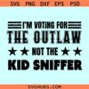 I'm voting for the outlaw not the kid sniffer SVG