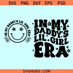 In my daddy's lil girl SVG, girl dad svg, baby girl shirt svg