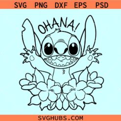 Ohana Lilo and Stitch SVG, Ohana Stitch Svg, Lilo and Stitch svg, Disney Ohana Svg
