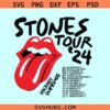 The Rolling Stones Tour 2024 SVG, Rolling Stones Hackney SVG, The Rolling Stones Lips svg