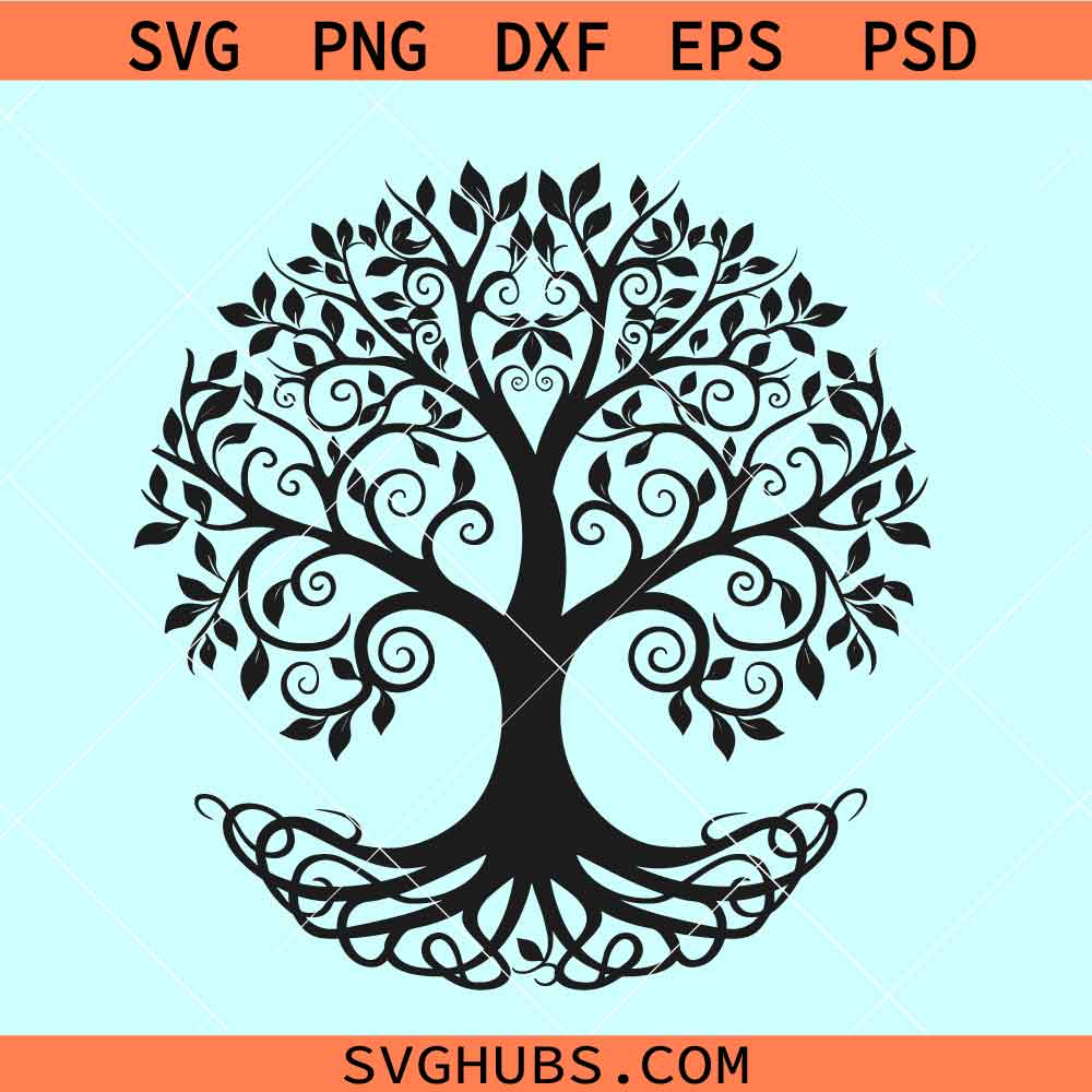 Tree of Life SVG, family tree svg, tree of life clipart PNG SVG