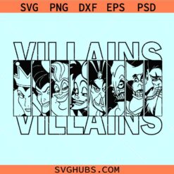 Halloween Villains SVG, Evil Queen Svg, Maleficent Svg