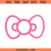 Hello Kitty Bow SVG, Kitty Bow template SVG, Pink Hello Kitty Bow svg