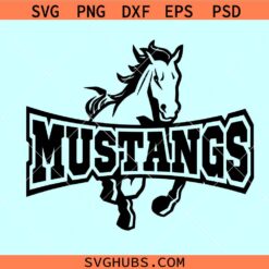 Mustangs Team spirit SVG, Mustangs football svg, Mustangs SVG