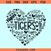 Tigers Mascot Svg, Tigers Svg, Tigers football svg, Tigers School Spirit Svg, Tigers Logo svg, Tigers Sports Shirt Svg
