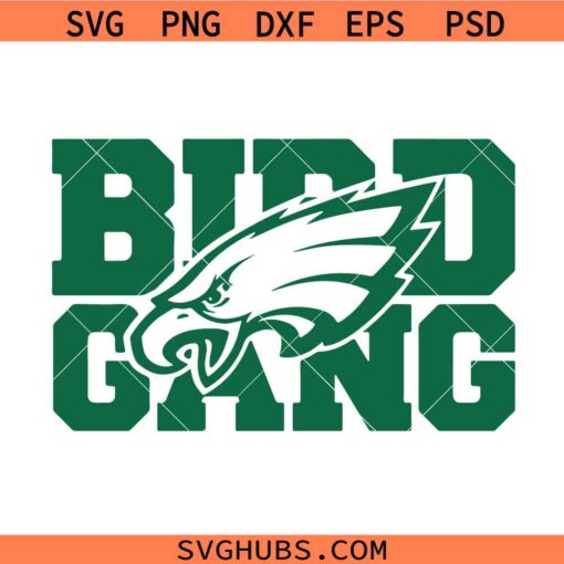 Bird Gang SVG, Bird gang png, Eagles football SVG, Eagles SVG, Philadephia Eagles Football svg