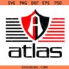 Club Atlas svg, Sports Team SVG, SVG Cut File, Soccer svg, Sport SVG, Liga Mexico svg