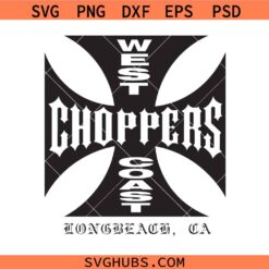 West coast choppers SVG, Choppers logo SVG, Choppers long beach SVG