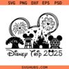 Disney Trip 2025 svg, Family Vacation SVG, Minnie Mickey Castle SVG, Disneyland SVG