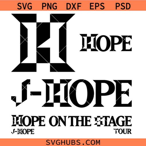 HOPE on the stage Logo SVG, BTS Hope on the Stage Tour SVG, J Hope Tour 2025 SVG
