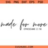 Made for more SVG, Christian Svg, Religious Svg, Jesus Svg, Inspirational Svg 