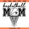 Basketball mom net SVG, Basketball net SVG, Basketball mom shirt SVG, Basketball lover SVG