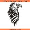 Eagle with American flag SVG, Eagle USA Svg, American Eagle Svg, Patriotic Svg