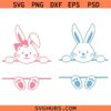 Easter Bunny Monogram SVG, Easter Bunny SVG, Bunny Name SVG, Bunny SVG, Easter Svg, Easter Sign Svg