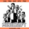 Minecraft Video Game Characters SVG, Minecraft SVG, Gamer Birthday Shirt SVG   