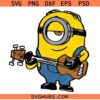 Minion playing guitar SVG, Minions SVG, Despicable Me Svg