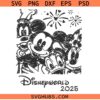 Retro Disneyworld 2025 SVG, Family Trip 2025 Svg, Family Vacation 2025, Magical Kingdom SVG
