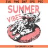 Summer Vibes Highland cow SVG, Highland Cow Summer Svg, Funny Cow Svg