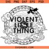 Violent Little Thing SVG, Fourth Wing SVG, Basgiath War College SVG, Fourth Wing Bookmark SVG  