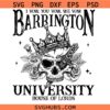 Barrington University SVG, The Ritual SVG, Dark Romance Reader SVG