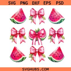 Boho Coquette Watermelon PNG, Peppy Summer Png, Coquette Watermelon Png, Retro Summer Png