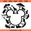 Mickey head Animal Kingdom Svg, Disneyworld Family Trip SVG, Animal Safari SVG