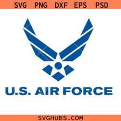 USA Air Force Logo SVG, US military svg, USA Forces svg, Air Force Symbol svg  