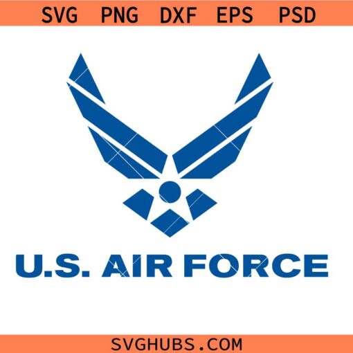 USA Air Force Logo SVG, US military svg, USA Forces svg, Air Force Symbol svg  