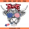 4th July Heifer Svg, American Cow SVG, Funny 4TH of July SVG