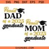 Proud Dad of a 2025 Graduate Svg, Proud Mom SVG, Graduation Shirt SVG