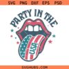 Retro Party in the USA Svg, 4th of July svg, Usa svg, retro America svg