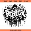 Roblox Video Game SVG, Gamer Shirt SVG, Roblox Shirt SVG