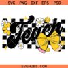 Teach Checkered Coquette Bow SVG, Teacher Appreciation Gift SVG, Teacher Shirt SVG