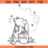 Winnie the Pooh with Hunny SVG, Cartoon SVG, Disney Pooh SVG  