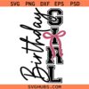 Birthday girl coquette bow SVG, Birthday Girl Svg, Girl Svg, Coquette Birthday SVG