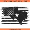 Distressed Texas flag SVG, Texas USA flag svg, 4th of July svg