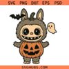 Spooky Labubu Halloween SVG, Trendy Dolls Halloween Svg, Halloween Shirt SVG