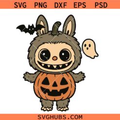 Spooky Labubu Halloween SVG, Trendy Dolls Halloween Svg, Halloween Shirt SVG