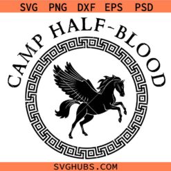 Camp Half Blood logo svg, Percy Jackson and Olympian SVG File, Camp Jupiter SVG