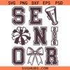 Cheer Senior 2026 svg, Cheer Senior Varsity SVG, Cheerleader Svg