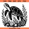 Floral Sea Turtle Svg, Turtle Shirt svg, Floral Sea Turtle svg, Turtle svg