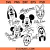 Mickey and Friends SVG, Disney Characters SVG, Disney friends Svg, Mickey Mouse Svg